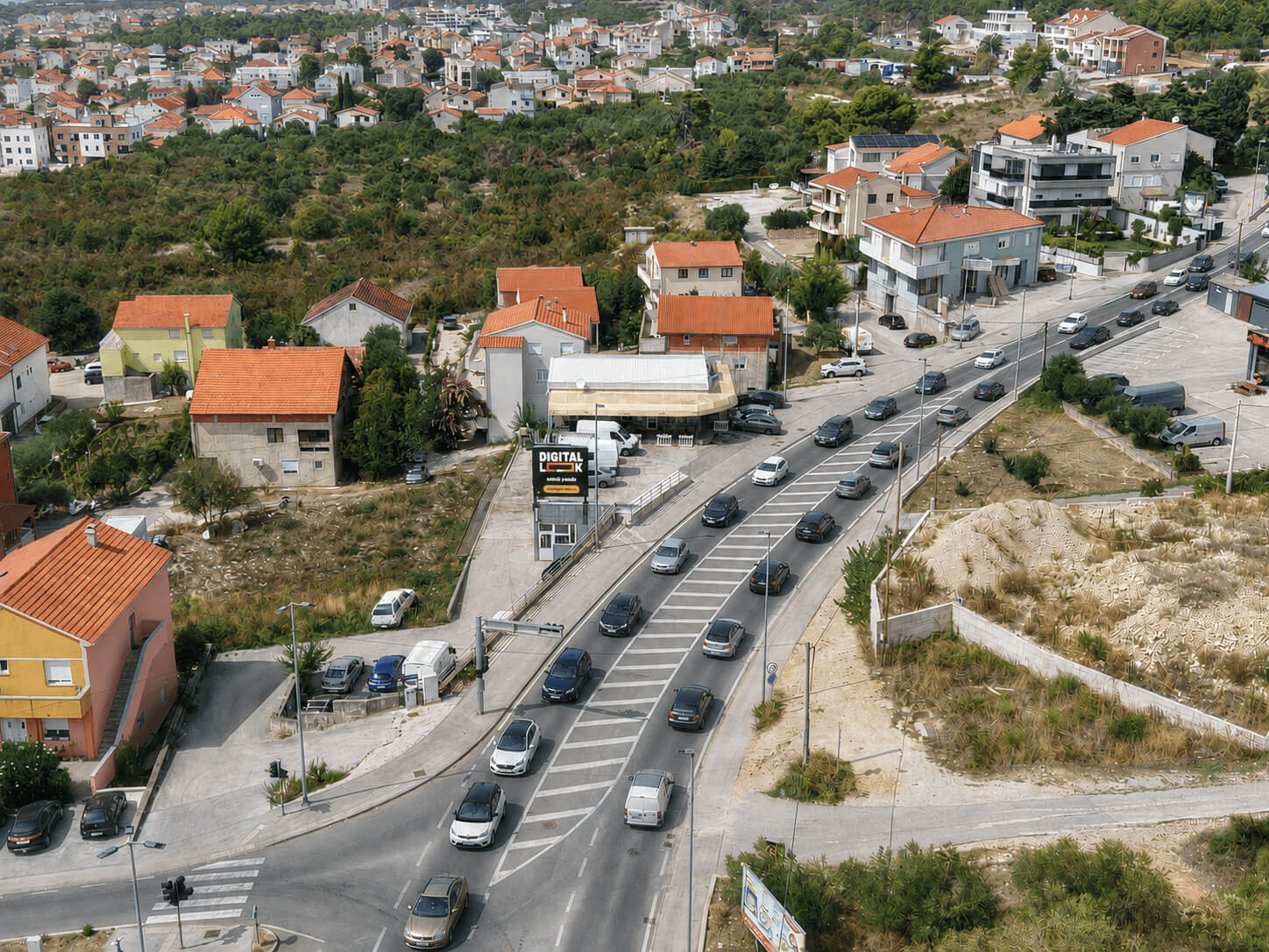 Zadar — LED ekran, zaobilaznica smjer Žmirići
